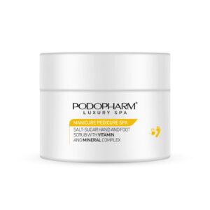 PODOPHARM MANICURE PEDICURE SPA Soola- ja suhkrukoorija vitamiinide ja mineraalidega 300ml