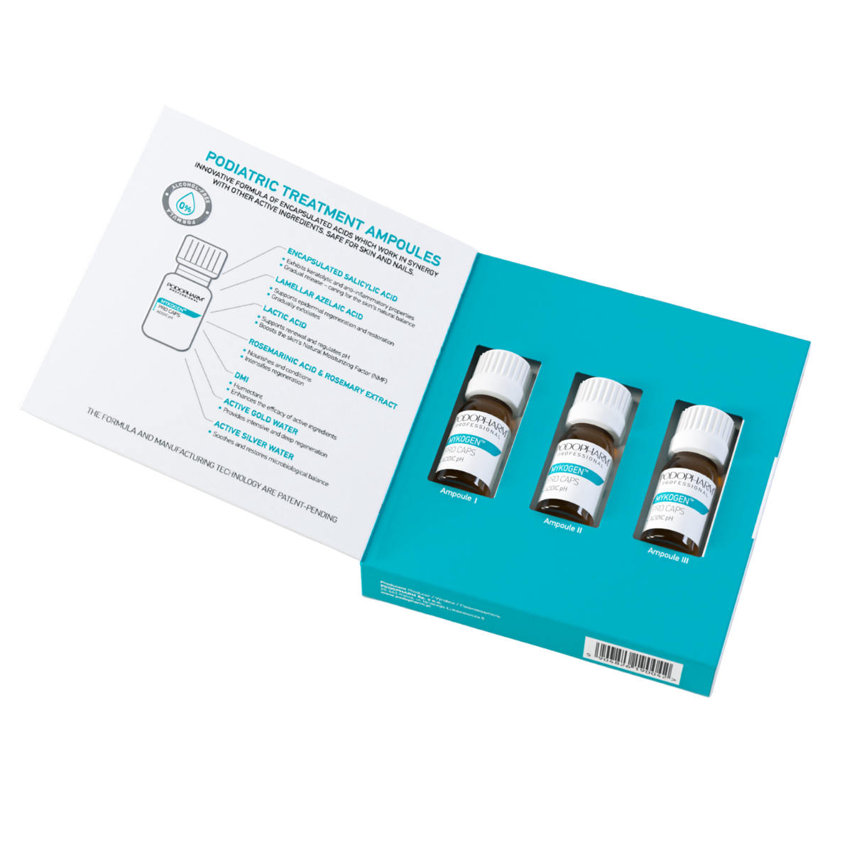 MYKOGEN PRO CAPS PODIAATRILISE TERAAPIA AMPULLID 3X5ml - Pilt 3