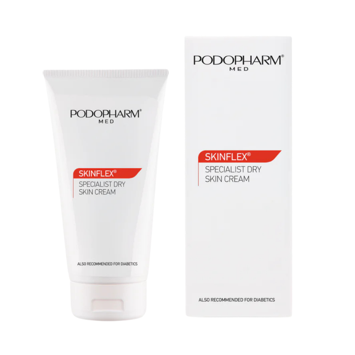 PODOPHARM SKINFLEX Spetsiaalne kreem väga kuivale ja sügelevale nahale 150ml